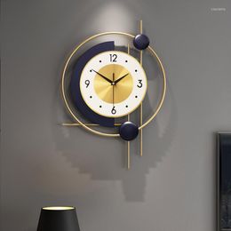 Wall Clocks Luxury Kitchen Clock Giant Vintage Machinery Digital Room Alarm Modern Nixie Orologio Da Parete Decoration MX50WC