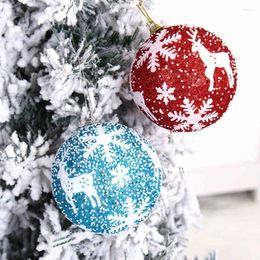 Christmas Decorations Tree Decoration Foam Painted Snowflakes Snow Ball SDQ-36