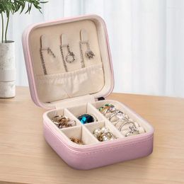 Storage Boxes Large Jewelry Box Multi-layer Organizer For Necklace Earring Leather Packaging Display