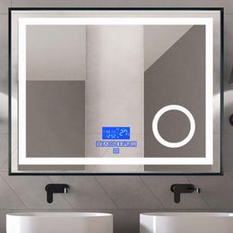 Mirrors Household Bathroom LED Mirror Home Improvement With Makeup Anti-fog Smart Light