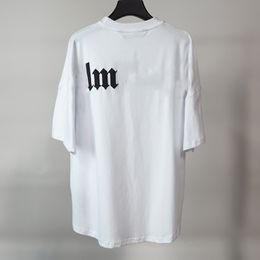 Men's Tshirts Mens Palms Bat Sleeve t Shirt Designer Pa Angels Bubble Letter Graphic Tees Fashion Womens Summer Street Hip Hop Polo QYLD