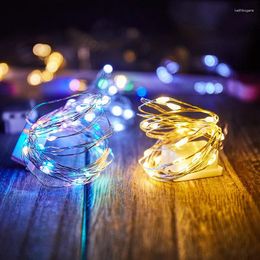 Strings Garland Fairy String Lights Ultra-bright Outdoor Garden Christmas Tree Decor Led Copper Wire Year Lamps