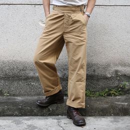 Men's Pants Non Stock Gurkha Pants Vintage UK Army Military Trouser For Men Khaki Olive 230425