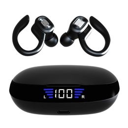 TWS Bluetooth Wireless Headphones LED Earphones 9D Hifi Sports Waterproof Earbuds Bluetooth 5.0 Earphone Headset With