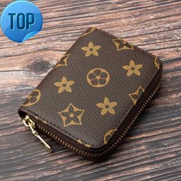 Wallets Original High Quality Designers Purses Fashion Short ZIPPY Wallet Monograms Classic Zipper Pocket Pallas Bag Zip C