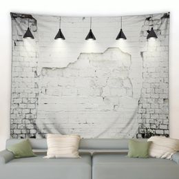 Tapestries Stone Wall Hanging Tapestry Painting Living Room Bedroom Background Home Decoration Blanket Rectangular Bedspread Wall Carpet 231124