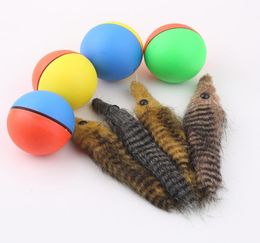 Beaver ball Dog Cat Weasel Motorised Funny Rolling Ball Pet Kids Jumping Fun Moving Toy3318026