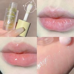 Lip Gloss Transparent Crystal Honey Oil Lasting Moisturising Anti-drying Plumper Nourishing Repair Care Makeup Cosmetics