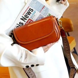 Evening Bags Irst Layer Cowhide Cross-body Bag Women 2023 High Quality Small Phone Genuine Leather Shoulder Purse Casual Handbags