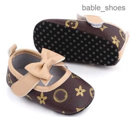 First Walkers Designer Luxury Butterfly Knot Princess Shoes For Baby Girls Soft Soled Flats Moccasins Toddler Crib toddler baby shoes 0-18Months