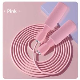 Jump Ropes Fitness Skipping Rope Tangle-Free Bearing Jumping Rope Woman Kids Training PVC Steel Cable Jump Ropes Weight Loss Exercise P230425