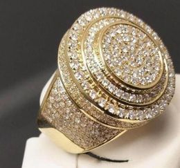 Ornament Popular Hip Hop Full Diamond Ring Creative Fashion Item Ring Men and Women Ring