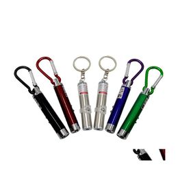 Laser Pointers Mini 3In1 Led Light Pointer Key Chain Flashlights Torch Flashlight Money Detector 6 Colours Drop Delivery Electronics G Dh3Mn