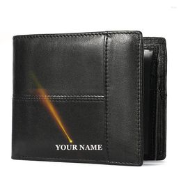 Wallets Mini Wallet Clutch Male Genuine Leather Business Card For Men Money Bags Vintage Men's Purse Coin Purses
