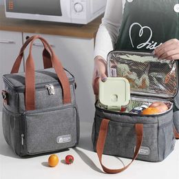 Ice PacksIsothermic Bags High Capacity Lunch Bag Women Outdoor Camping Hiking Food Thermal Pouch Child Picnic Drink Snack Keep Fresh Storage Package Ite J230425