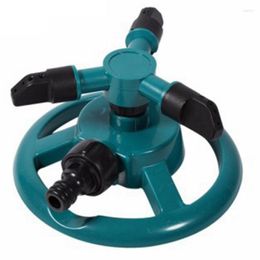 Watering Equipments Garden Sprinklers Water Durable Rotary Three Nozzle Pipe Hose Sprinkler 360 Degree Automatic Rotating