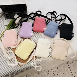 Evening Bags Candy Colour Fashion Mobile Phone Bag 2023 Simple And Western Style Crossbody Small Women's Shoulder