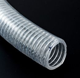 Pipes PVC steel wire hose thickened transparent steel reinforced tube pressure-resistant plastic