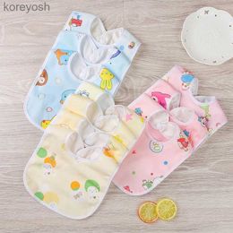 Bibs Burp Cloths 5PCS Baby Bibs Cotton Waterproof Bib Children Feeding Clothes Protection Kids Toddler Scarf for Newborns Boys Girls AccessoriesL231125