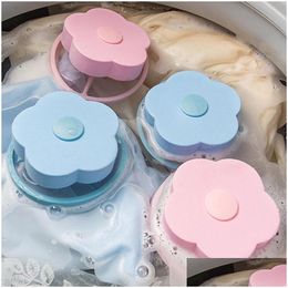 Vacuum Parts Accessories Hair Removal Catcher Philtre Mesh Pouch Cleaning Balls Bag Dirty Fibre Collector Washing Hine Laundry Disc Dhcdh