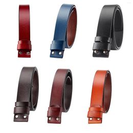 Belts No Buckle Belt Western Heavy Duty Dress Strap With Holes Without For Men Replacement Pants