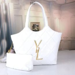 Borsa del designer di marca Borse da canale in pelle da donna 2 pezzi Borsa a mano di grande capacità per le tendenze delle donne del canale Designer di marca Shopper Sh