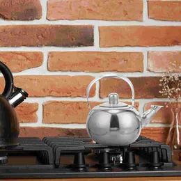 Dinnerware Sets Stainless Steel Teapot Kettle Small Stove Top Philtre Home Stovetop Metal Office