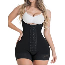 Women's Shapers Body Shapewear Women Tummy Control Fajas Colombianas High Compression Waist Trainer Body Shaper Corset Butt Lifter Thigh Slimmer 230425