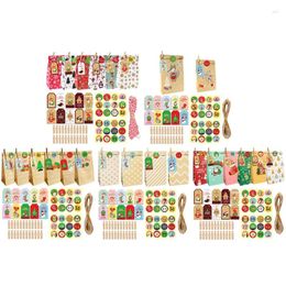 Christmas Decorations Candy Gift Bags Assembled By Yourself Storage For Kids