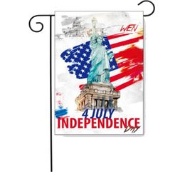 3045CM American National Day Banner US Independence Day Flag Courtyard Garden Banner Highgrade National Day Garden Banner Flags7094877