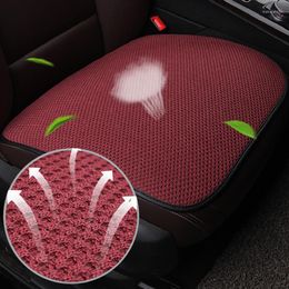 Car Seat Covers Linen Cover Healthy Breathable Four Seasons Flax Set Cushion Universal Size Protector Mat Pad