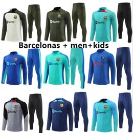 ANSU FATI Camisetas de football TRACKSUIT kit 21 22/23 Barcelonas men barca adult boys LEWANDOWSKI F. DE JONG TRAINING SUIT jacket chandal futbol survetement