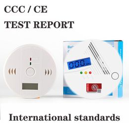 2023 new CO Sensor Alarm Work alone Built-in 85dB siren sound Independent Carbon Monoxide Poisoning Warning smoke Alarm Detector