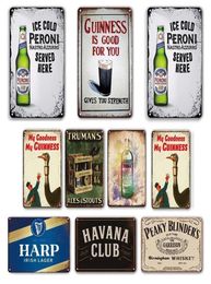 2021 Bar Pub Wall Shelves Decorative Plaques Tin Sign Vintage Beer Brand Poster Metal Signs For Rustic Home Kitchen Living Room Pu1814098