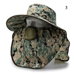Wide Brim Hats Sun Visor Military Hat Sunscreen UV Protection Outdoor Hunting Cap Men Women Jungle Hiking Camping Bucket Fisherman