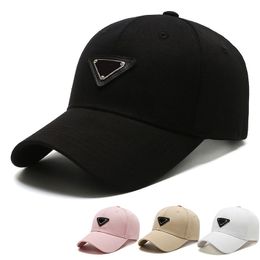 Triangle designer baseball caps for men hats sport casual ball caps spring and autumn fashion simple gorras womens designer hat white pink black ga047