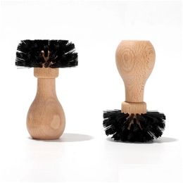 Coffee Grinder Brushes Protable Tamper Cleaning Brush Espresso For 5M 58Mm Basket Barista Kitchen Lx4955 Drop Delivery Home Garden D Dh3Gz