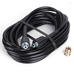 Watering Equipments 10m M22 Female Thread Extension Hose With Male Adapter High Pressure Cleaning Pipe