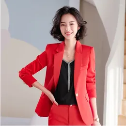 Women's Suits Jacket Fashion Simple Slim Soild Colour Coat OL Styles Autumn Spring Blazers For Women Business Work Blaser Outwear Tops