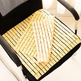 Pillow Home Chair Office Square Seat Mat Bamboo Summer For Kids Replace