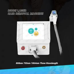 Beauty Items 3 wavelength 808nm portable diode laser 1064 755 laser hair removal machine