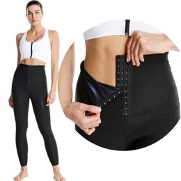 Women's Shapers Sauna Leggings for Women Sweat Pants High Waist Compression Slimming Thermo Workout Training Long Weight Loss Body Shaper 230425