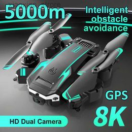 الطائرات بدون طيار 2023 طائرة بدون طيار جديدة 8K 5G GPS Professional HD Aerial Photial Photography Therbance تجنب طائرة هليكوبتر من أربعة دورات RC مسافة 5000M Dron Toys