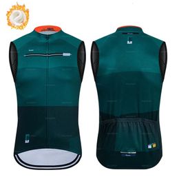 Cycling Shirts Tops RAUDAX Winter Thermal Fleece Cycling Vest Sleeveless Cycling Jersey Bicycle Warm Vest Outdoor Sport MTB Warm Bike Jacket Clothes 231124