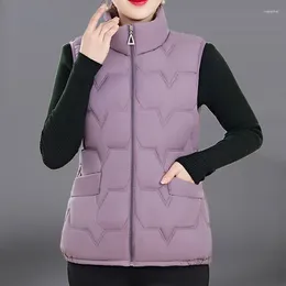 Women's Vests 2023 Vest Winter Hooded Korean Version Autumn And Down Cotton Thickened Coat