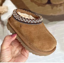 Tasman Toddler II Slippers Tazz Baby Shoes Kids Chestnut Fur Slides Sheepskin Shearling Classic Ultra Mini Boot Winter Mules Slip-on Wool Little Big 3325ESS