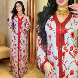 Ethnic Clothing Muslim Wear Saudi Robe Abaya Dress Middle East Dubai For Women Islamic Hijab