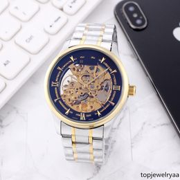 Watch Men's Fashion watch Stainless Steel Automatic Mechanical Movement Watch Sports Commercial Men's watch High-end RRRR letters