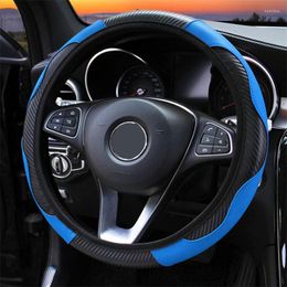 Steering Wheel Covers Leather Car Cover For E46 E90 F20 E39 E91 E87 X3 E83 F25 E93 X5 E61 E81 M4 Auto Accessories Interior