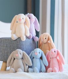 Easter Bunny Plush Toy Party Longeared Rabbit Rag Doll Children039s Holiday Gift Bedroom Decoration 12inch 30cm 4 Styles6708557